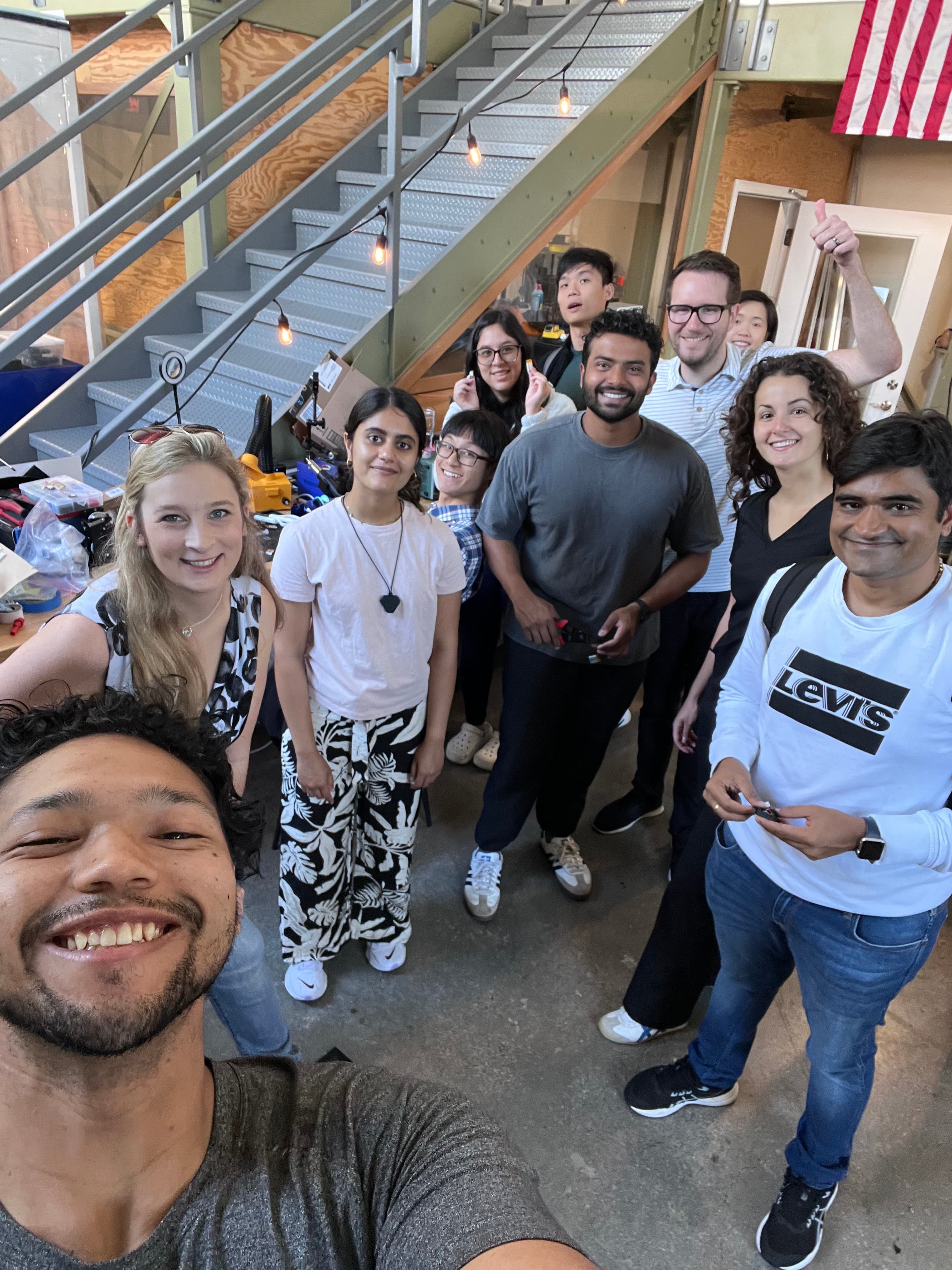 Friend hackathon group photo`